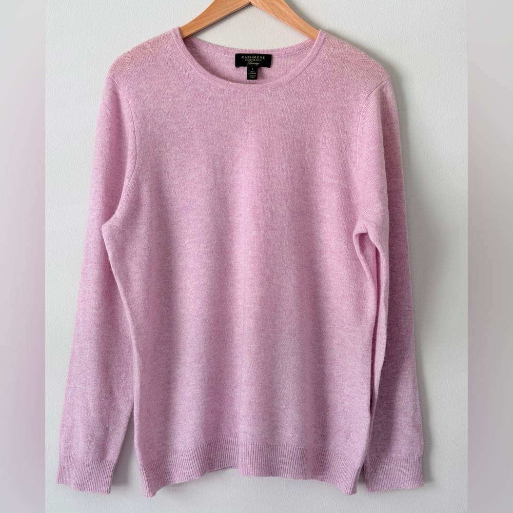 Charter Club Luxury 2-ply Cashmere Women's
Sweater Heathered Lavender L